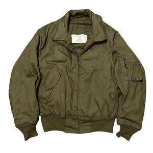 Military US CVC Tanker Jacket Cold Weather OD 1980's Large ISRATEX